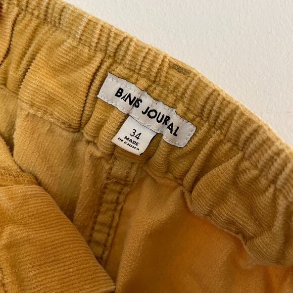 Banks Journal Corduroy Coastal Preppy Heritage Utility Shorts Mustard Sz 34 - Picture 7 of 8
